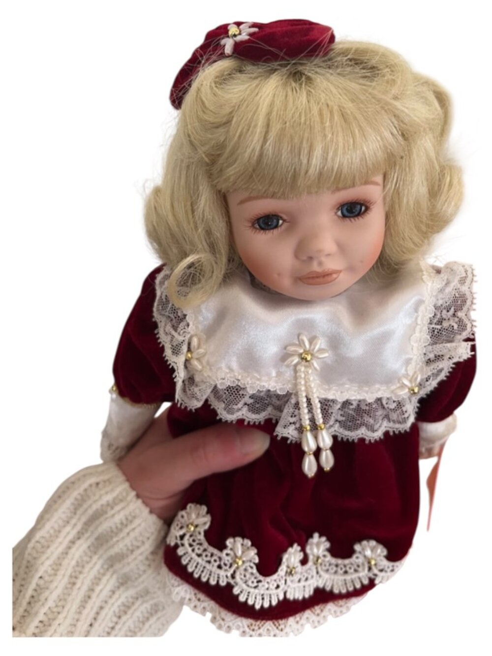 Paradise Galleries Doll with Red Dress and Blond Hair with Original Box & Tag